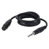 CAVO XLR DAP AUDIO FL03150 BILANCIATO DA XLR FEMMINA A JACK MASCHIO STEREO 1,50 cm